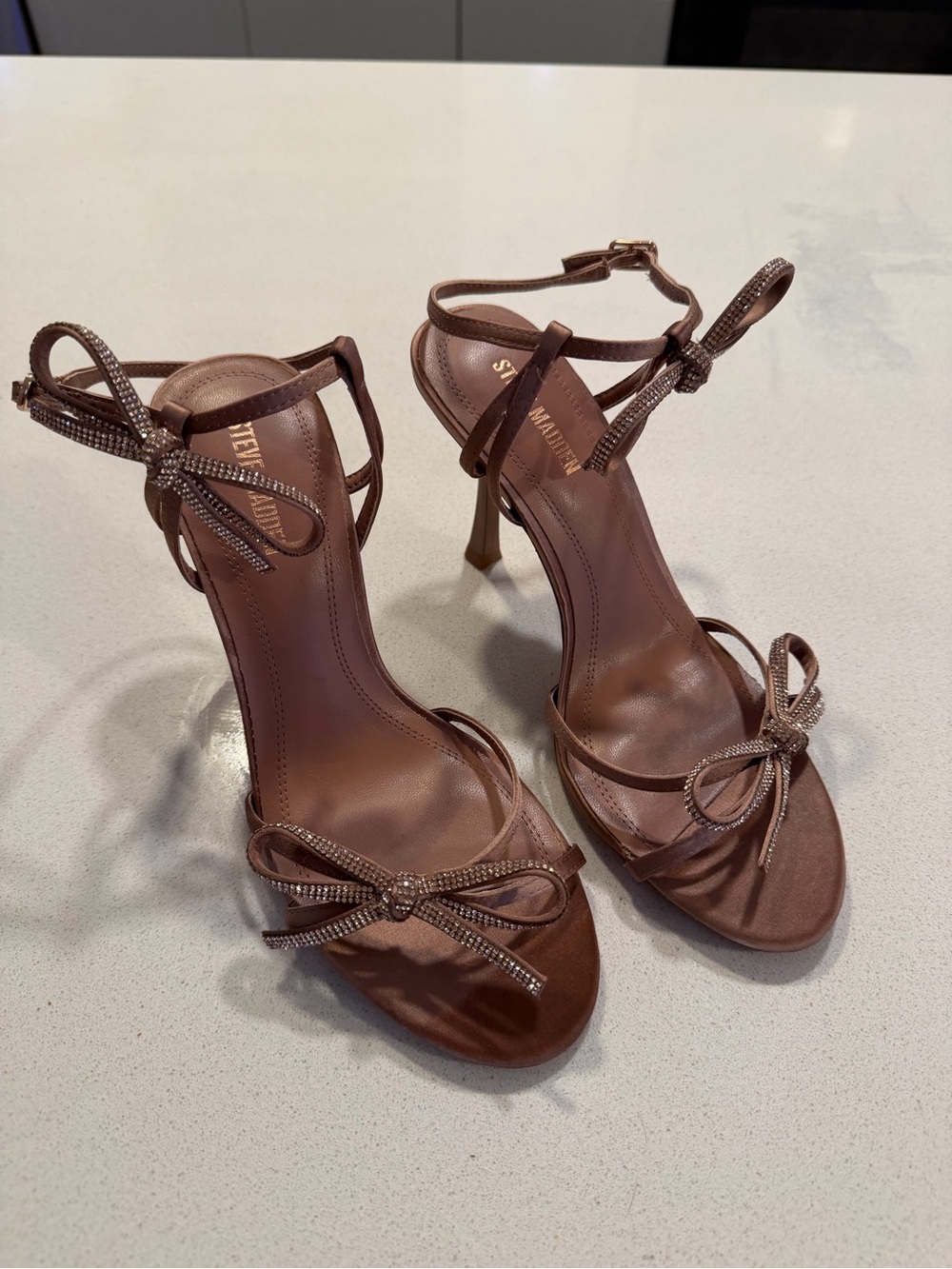 Steve Madden Nixon-R Heels in Tan/Pink — Size 7.5